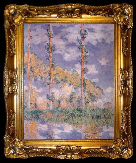 framed  Claude Monet Three Trees, ta009-2